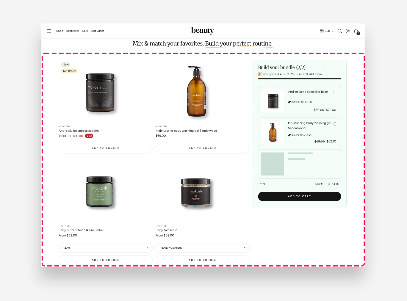 Bundle Builder example