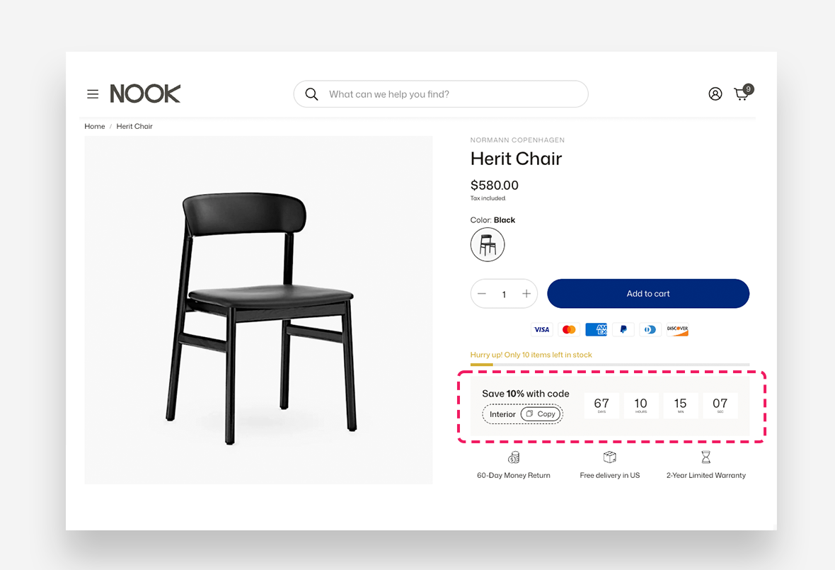 Countdown with Discount