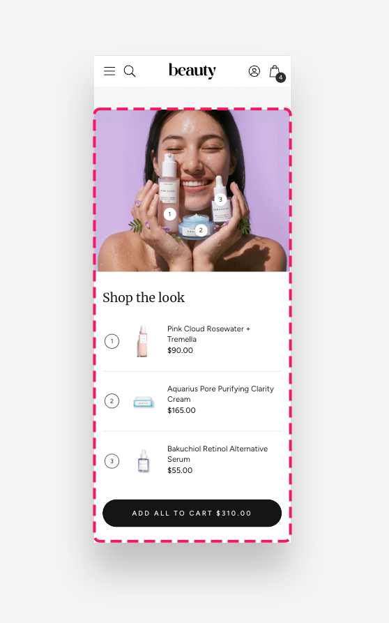 Shoppable Buy All Mobile