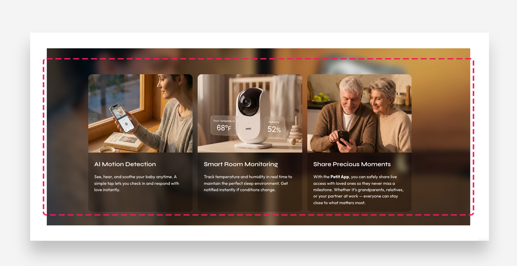 Cards Container block