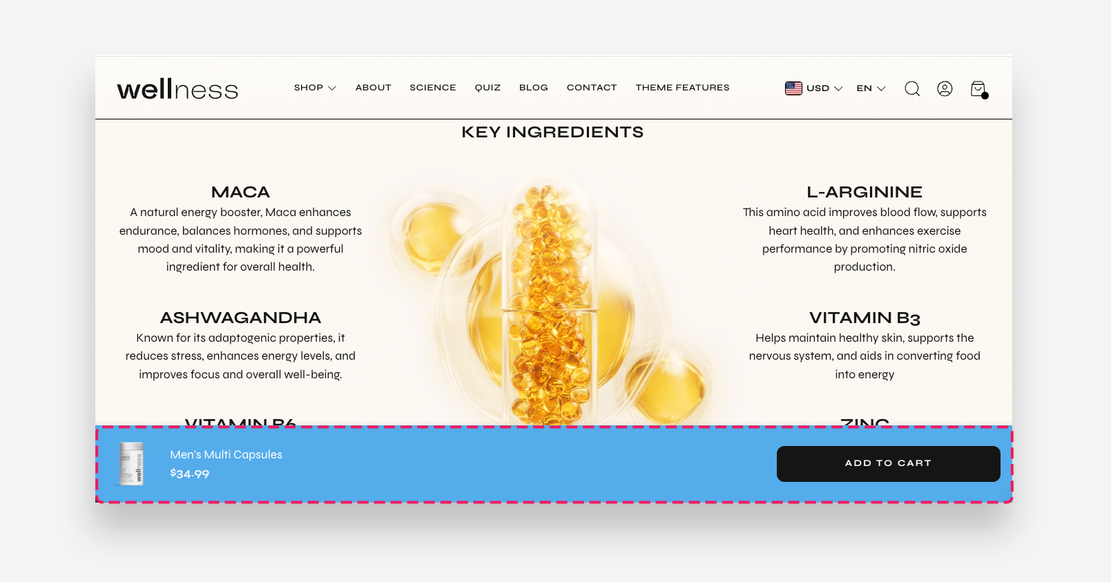 Sticky Buy Button