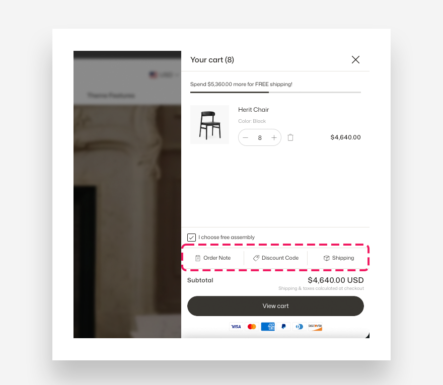 Additional features mobile